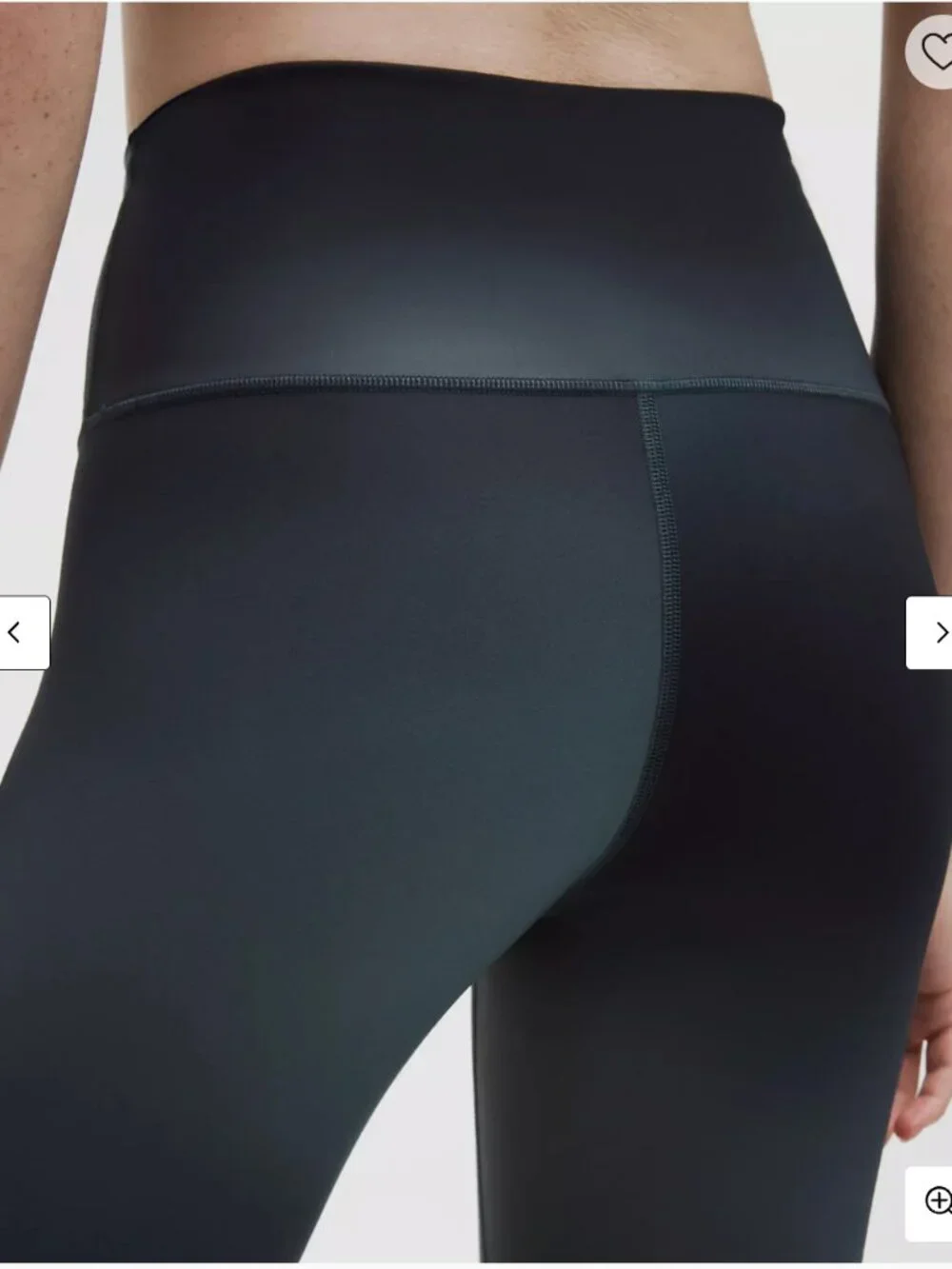 Lululemon Women's Wunder Train High-Rise Tight 25" Midnight Haze Black Size 10 - Picture 11 of 12